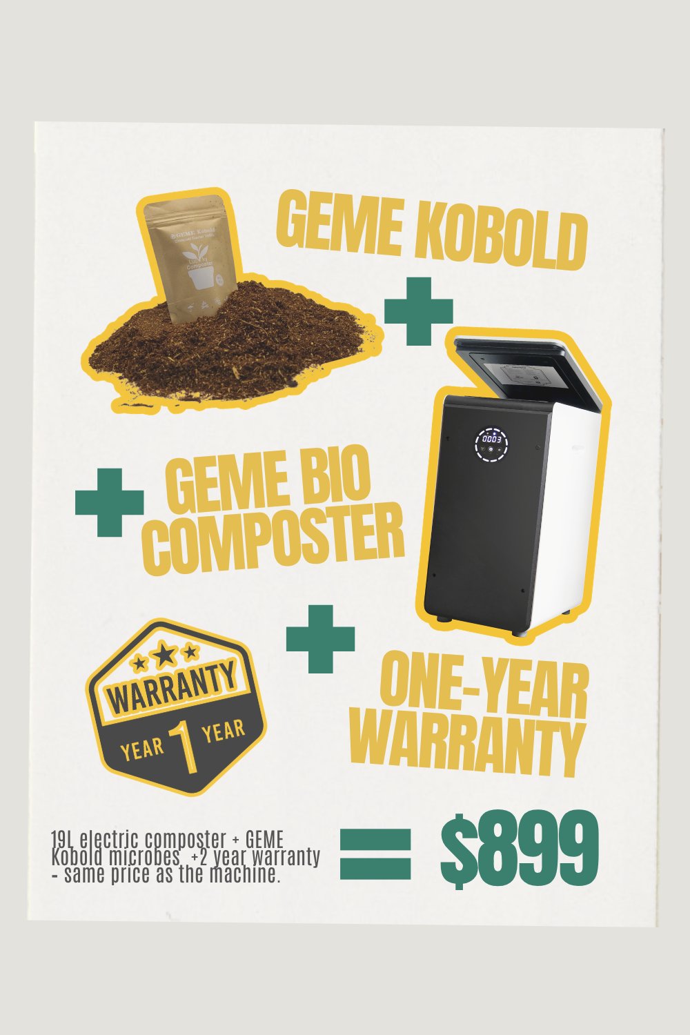 GEME Composter: The Best Electric Kitchen Composter